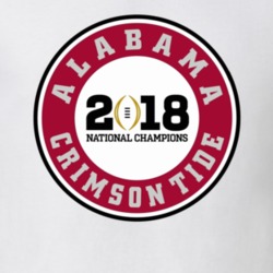 Alabama Crimson Tide National Champions Fan Football T Shirt 33187261
