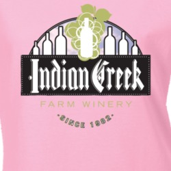 Best Indian Creek Farm Winery Logo Gift Fan T Shirt 33562080