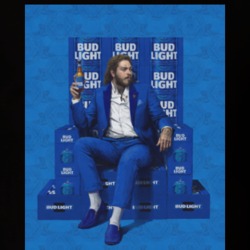 Post Malone For Bud Light Graphic T Shirt Best Fan Gift 33818203