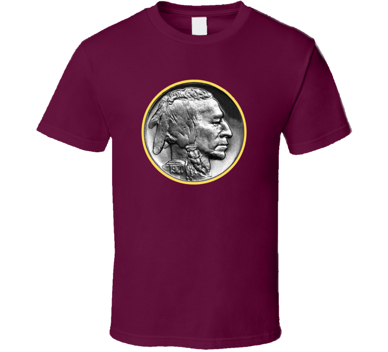 Redskins Buffalo Nickel T Shirt Redskins Buffalo Nickel T Shirt