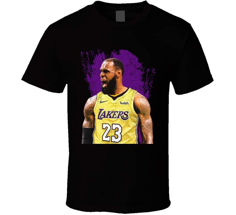 Lebron James Scream Los Angeles Lakers Basketball Fan T Shirt Lebron James Scream Los Angeles Lakers Basketball Fan T Shirt
