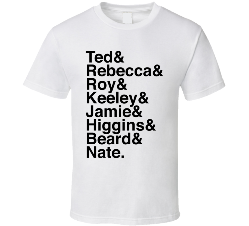 Ted Lasso Top Cast T Shirt