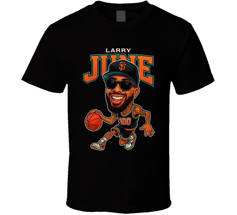 Larry June Caricature T Shirt Larry June Caricature T Shirt