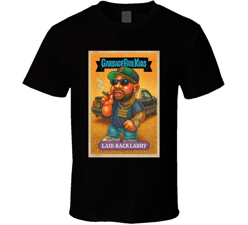 Larry June Laid Back Garbage Pail Kids T Shirt
