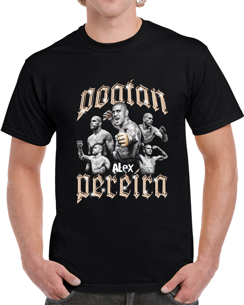 Alex Poatan Pereira Mma Fighter 90s Style T Shirt Alex Poatan Pereira Mma Fighter 90s Style T Shirt