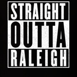 Straight Outta Raleigh Hip Hop Rap Movie T Shirt 14180827