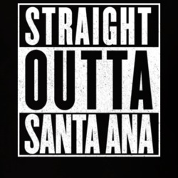 Straight Outta Santa Ana Hip Hop Rap Movie T Shirt 14181066
