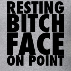 Resting Bitch Face On Point Funny RBF T Shirt 14276119