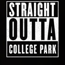 Straight Outta College Park Hip Hop Parody T Shirt 14411961
