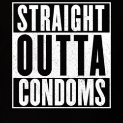 Straight Outta Condoms Funny Meme T Shirt 14412200