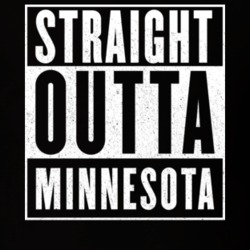 Straight Outta Minnesota Hip Hop Parody T Shirt 14413547