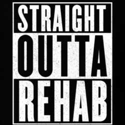 Straight Outta Rehab Hip Hop Parody T Shirt 14413933