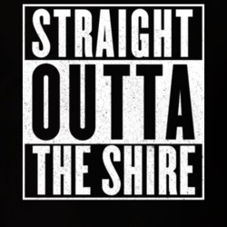 Straight Outta The Shire Funny Lord Of The Rings Hobbit T Shirt 14414522