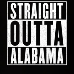 Straight Outta Alabama Hip Hop Parody T Shirt 14594227