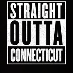 Straight Outta Connecticut Hip Hop Parody T Shirt 14594831