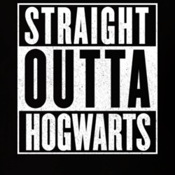 Straight Outta Hogwarts Funny Harry Potter T Shirt 14595183