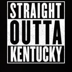 Straight Outta Kentucky Hip Hop Parody T Shirt 14595676