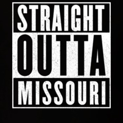 Straight Outta Missouri Hip Hop Parody T Shirt 14596197