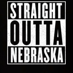 Straight Outta Nebraska Hip Hop Parody T Shirt 14596394