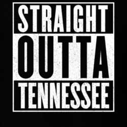 Straight Outta Tennessee Hip Hop Parody T Shirt 14597451