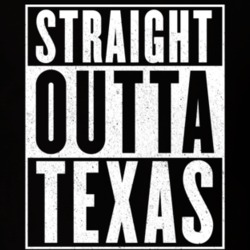 Straight Outta Texas Hip Hop Parody T Shirt 14597521