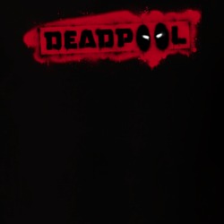 Deadpool Stencil Comic Book Hero T Shirt 14687426