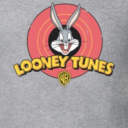 Bugs Bunny Looney Toons Faded Worn Look Logo T Shirt 16401396