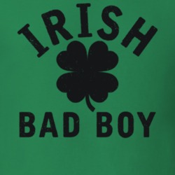 Irish Bad Boy MMA Guy Fighting Distressed T Shirt 16484119