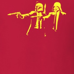 Pulp Fiction Vincent And Jules Shooting Gun Parody Movie Fan T Shirt 16634323