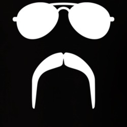 Invisible Fu Manchu Mustache Movember T Shirt 16952746