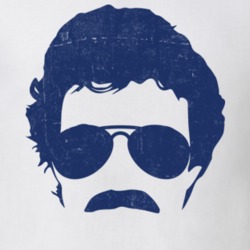 Magnum PI Can't Be Wrong Mustache Movember Distressed T Shirt 16952748