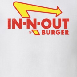 In N Out Burger Worn Look Logo T Shirt 17227482