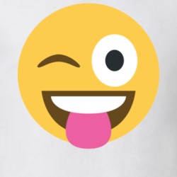 Emoji Sticking Out Tongue Winking Funny Flirting Kidding T Shirt 18007405