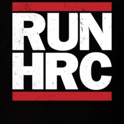 Run HRC Funny Hilliary Clinton Presidential Election Worn Look T Shirt 18388686