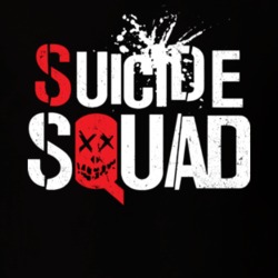 Suicide Squad 2016 DC New Logo Worn Look T Shirt 18421737