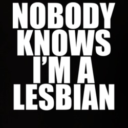 Nobody Knows I'm A Lesbian LGBT T Shirt 19076821