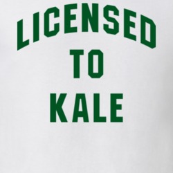 Licensed To Kale Funny Vegan Vegetarian Paleo Nutrition T Shirt 19120912