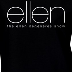 Ellen Degeneres Show Logo Black T Shirt 19182236