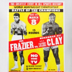 Muhammad Ali Joe Frazier Boxing Poster Worn Look T Shirt 22533885