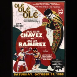 Julio Cesar Chavez Vintage Boxing Poster Worn Look T Shirt 22533993