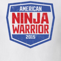 American Ninja Warrior Shield Worn Look T Shirt 22769761