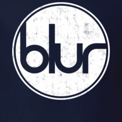 Blur Band Logo Worn Look T Shirt 22771646