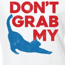 Don't Grab My Pussy Worn Look T Shirt 25157256
