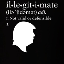 Donald Trump Illegitimate President T Shirt 27255188