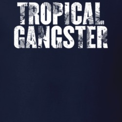 Tropical Gangster Worn Look T Shirt 32078868