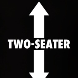 Two Seater Car Enthusiast Funny Crude Black T Shirt 34325110