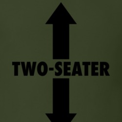 Two Seater Car Enthusiast Funny Crude T Shirt 34325111
