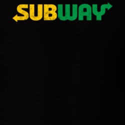 Subway Logo Worn Look T Shirt 34573190