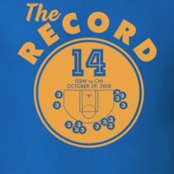 Golden State Basketball 3 Point Game Record Classic T Shirt 35092432
