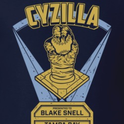 Cyzilla Blake Tampa Bay Baseball Pitcher T Shirt 35186079